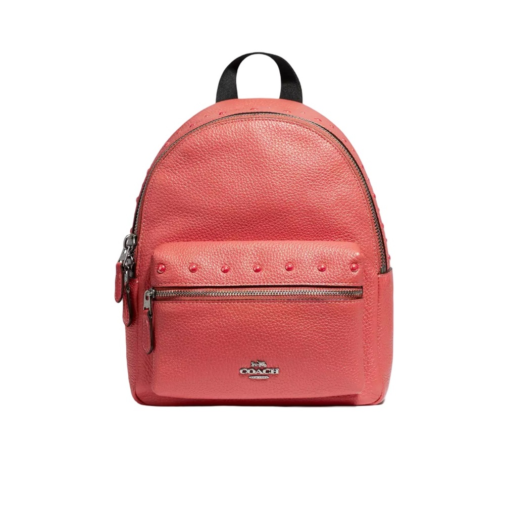 COACH Mini Charlie Backpack With Studs